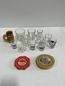 Variety Shot Glasses and Coasters