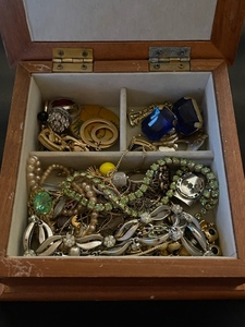Jewelry Box and Assorted Jewelry