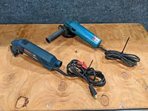 lot 56 image: Bosch B7000 Corner Sander and Makita Angle Grinder