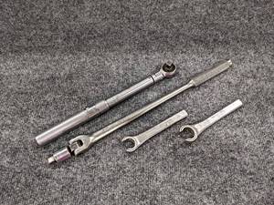 lot 60 image: JO-Line Tools 38 Drive Torque Wrench, AC Lead Master Wrenches (34 & 78), KD Tools 12 Drive Breaker Bar and Adapter
