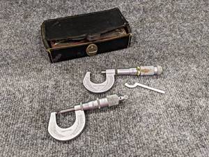 lot 111 image: Brown & Sharpe Micrometer and Craftsman Micrometer