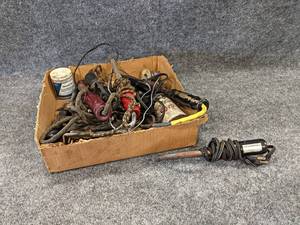lot 132 image: Lot of Assorted Soldering Irons and Solder