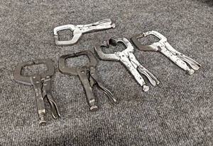 lot 196 image: Lot of (5) Vise Grip Brand Welding Clamps