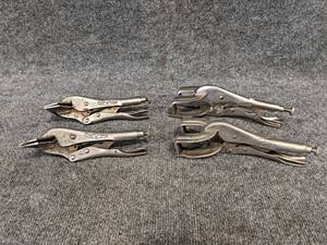 lot 197 image: Lot of (4) Vise Grip Brand Welding Clamps