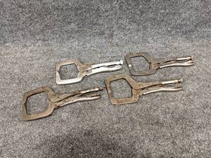 lot 198 image: Lot of (4) Vise Grip Brand Welding Clamps
