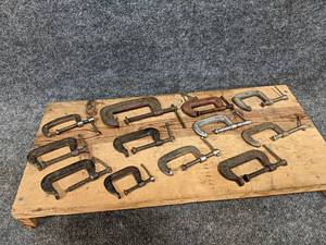 lot 206 image: Lot of (12) Small C-Clamps