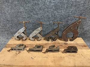 lot 208 image: Lot of (8) Cantilever Clamps