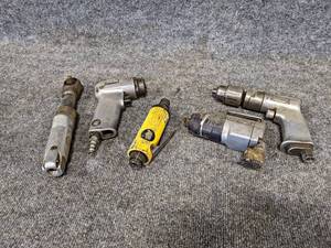lot 221 image: Lot of (5) Assorted Pneumatic Tools