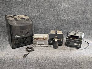 lot 228 image: Pair of CatCoin Counters (Model 507), Heater Plate and Paper Towel Dispenser - NO SHIPPING