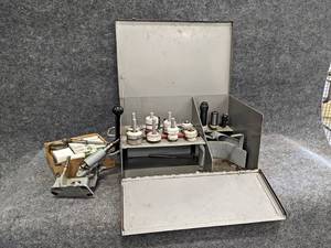 lot 241 image: SOIUX Tools Valve Seat Grinding Kit in Portable Case - Case is about 20 x 13 x 11 - Model 1713D - NO SHIPPING