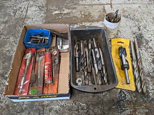lot 258 image: Lot of Large Drill Bits - Up to 1-18 Diameter