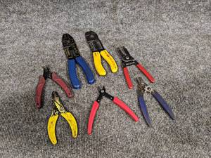lot 279 image: Lot of Wire Strippers, Crimpers and More