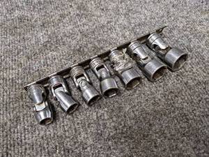 lot 317 image: SNAP-ON 38 Drive Swivel Socket Set from 34 to 38