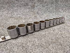 lot 322 image: SNAP-ON 38 Drive 12-Point Sockets - From 1 to 38