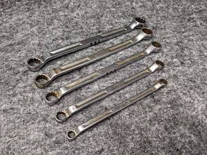 lot 351 image: SNAP-ON 12-Point Double Box End Offset Wrenches - 78 to 38