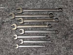 lot 352 image: SNAP-ON Combination Wrenches - From 78 to 38 - Missing 916