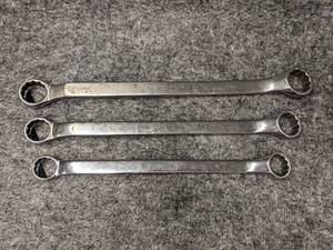 lot 381 image: Set of (4) SNAP-ON Double Box End Offset Wrenches - From 1 to 1-14