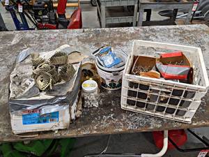 lot 415 image: Coil Nails, Screws and Hardware - NO SHIPPING