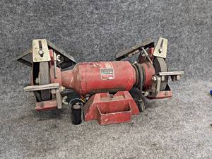 lot 473 image: Milwaukee Bench Grinder - Needs Work - NO SHIPPING