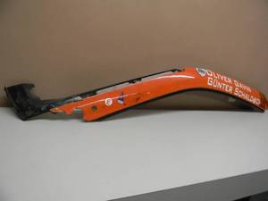 Aug. 2011 Road America Corvette Oliver Gavin, Gunter Schaldach Signed front end piece of the crashed car - AWESOME PIECE - SEE PICTURES