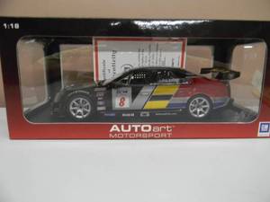 AUTO ART MOTORSPORT 118 SCALE - CADILLAC CTS-V SCCA WORLD CHALLENGE GT 2005 DRIVER CHAMPION, DRIVER SIGNED WITH COA - IN BOX NICE - FANTASTIC PIECE - SEE PICTURES