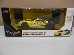 LOLLIPOP 124 SCALE - CORVETTE C6-R FRICTION SERIES - DRIVERS SIGNED CAR - IN BOX - NICE - AWESOME PIECE - SEE PICTURES
