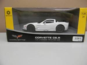 BRAHA 124 SCALE - CORVETTE C6-R LICENSED FRICTION CAR EDITION - IN BOX - NICE - AWESOME PIECE - SEE PICTURES