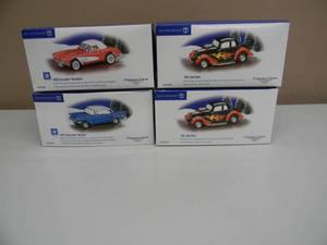 DEPARTMENT 56 - 50s HOT ROD, 1958 CORVETTE ROADSTER, 1957 CHEVROLET Bel Air, 50s HOT ROD - GREAT SET - NEW IN BOX - SEE PICTURES