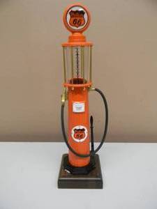 PHILLIPS 66 VISIBLE GAS PUPM COIN BANK DISPLAY - NICE - APPROX 14 - SEE PICTURES