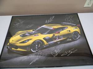 VERY COOL COLLECTION OF SIGNED MEMORIBILLIA - WORN PIT CREW SHIRT AND FRAMED POSTERS ALL SIGNED - SEE PICTURES