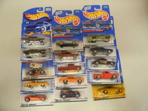 15 HOTWHEELS - MATTEL WHEELS - ALL UNOPENED - SOME GREAT CARS - SEE PICTURES