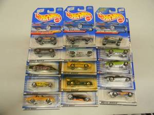 15 HOTWHEELS - MATTEL WHEELS - ALL UNOPENED - SOME GREAT CARS - SEE PICTURES