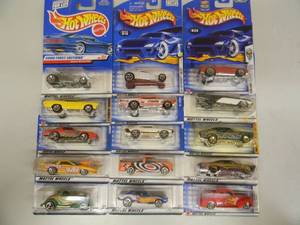 15 HOTWHEELS - MATTEL WHEELS - ALL UNOPENED - SOME GREAT CARS - SEE PICTURES