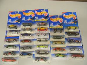 29 HOTWHEELS - COLLECTOR SERIES - ALL UNOPENED - SOME GREAT CARS - SEE PICTURES
