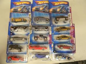 15 HOTWHEELS - VARIOUS SERIES - ALL UNOPENED - SOME GREAT CARS - SEE PICTURES