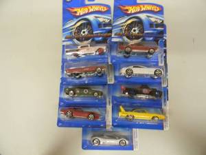 9 HOTWHEELS COLLECTION -  ALL UNOPENED - SOME GREAT CARS - SEE PICTURES