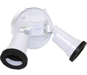 lot 100 image: SIGMA ELECTRIC White 16795WH Round Floodlight Kit