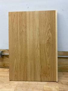 lot 117 image: HAMPTON BAY 1.5x34.5x24 in. Dishwasher End Panel in Natural Hickory