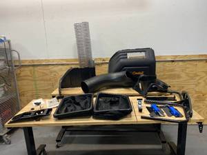 lot 105 image: CUB CADET Original Equipment 42 in. and 46 in. FastAttach Double Bagger for XT1 and XT2 Series Riding Lawn Mowers (2015 and After)