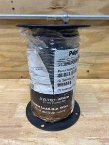 lot 8 image: ELECTROBRAID UGCC200-EB High Voltage Insulated Copper Lead Out Wire