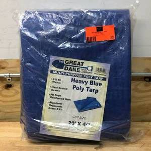 lot 52 image: GREAT DANE TOOL COMPANY Multi Purpose Poly Tarp