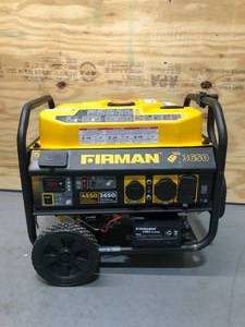 lot 54 image: FIRMAN 3650 Watt Recoil Start Gas Portable Generator