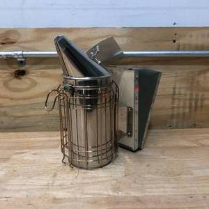 lot 63 image: HEATH Bee Keeping Stainless Steel Smoker