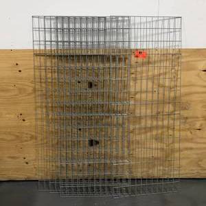 lot 80 image: LOT OF 6 HUSKY Wire Shelving Racks 59-38 x 23-12