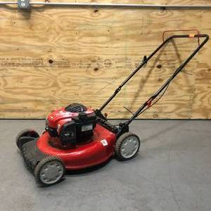 lot 122 image: TROY-BILT Push Lawn Mower - FOR PARTS OR REPAIR - AS IS
