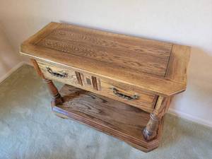 lot 57 image: Rustic Console Table
