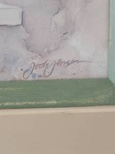lot 51 image: Gorgeous Impressionist Fine Art Watercolor Print by Jodi Jensen - Rose Box