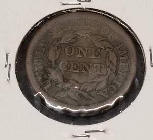 1849 US BRAIDED HAIR LARGE CENT