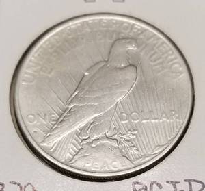 1934-D US PEACE SILVER DOLLAR
