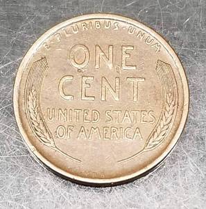 1909-VDB US WHEAT CENT FIRST YEAR ISSUE COIN